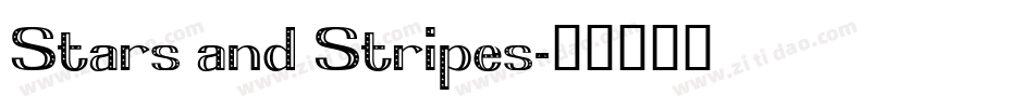 Stars and Stripes字体转换